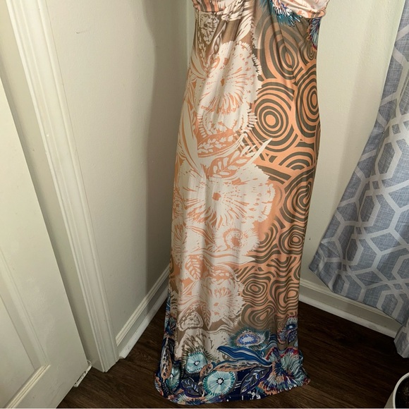 Stunning Papaya Orange Maxi Dress - Size Large 🧡 - Picture 3 of 8
